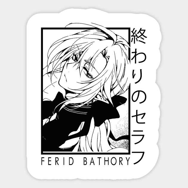 Ferid Bathory Sticker by Kaniart